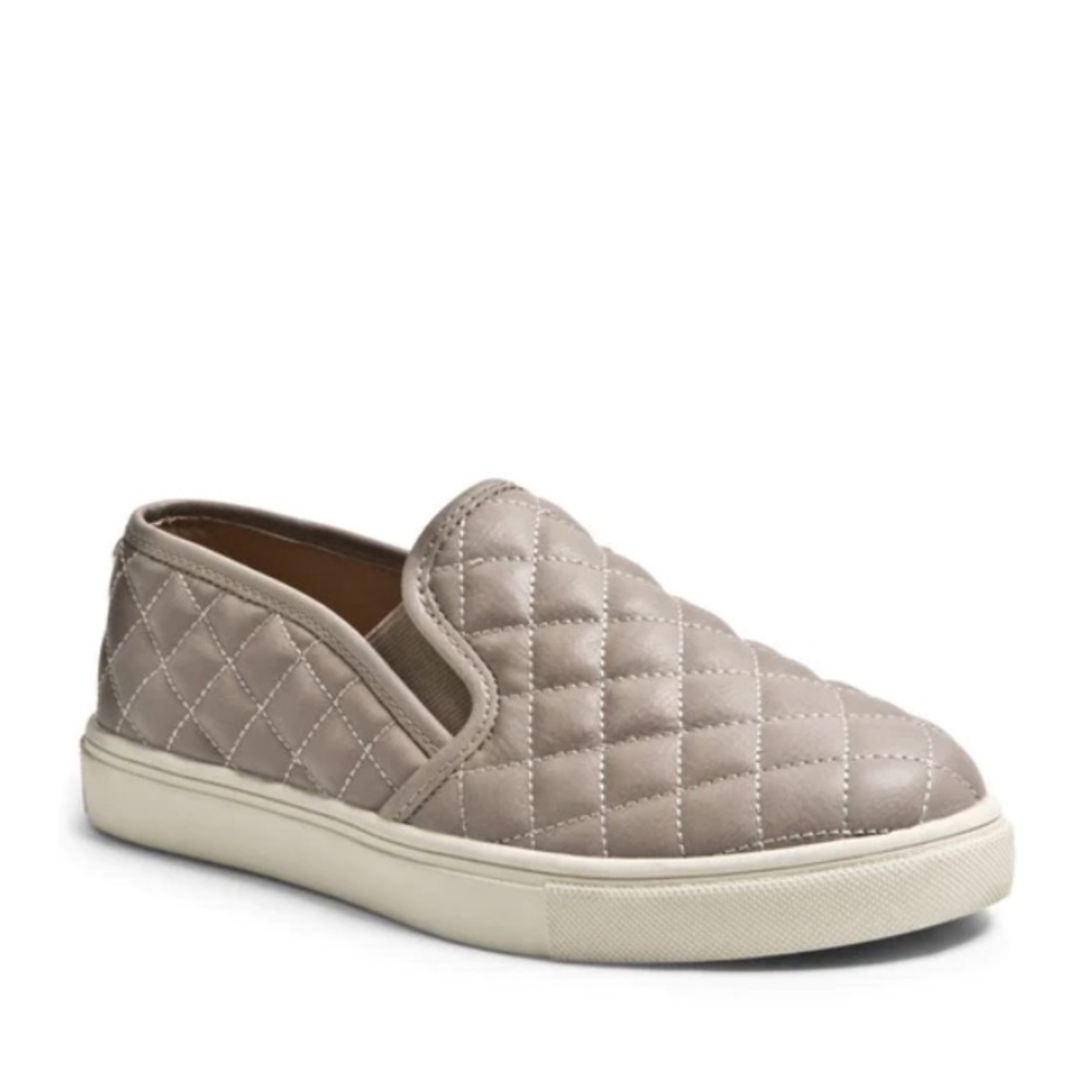 Steve Madden Quilted Slip-On Sneaker in Taupe